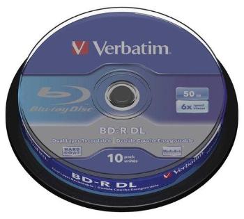 VERBATIM BD-R(10-pack)/DualLayer/spindle/6X/50GB, 43746