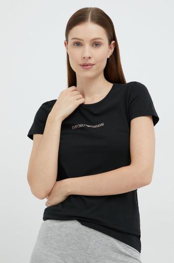 Tričko Emporio Armani Underwear černá barva