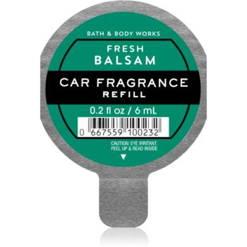 Bath & Body Works Fresh Balsam vůně do auta náhradní náplň 6 ml