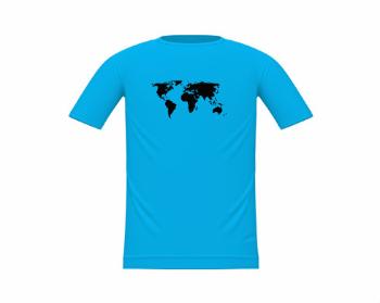 Dětské tričko Mapa světa