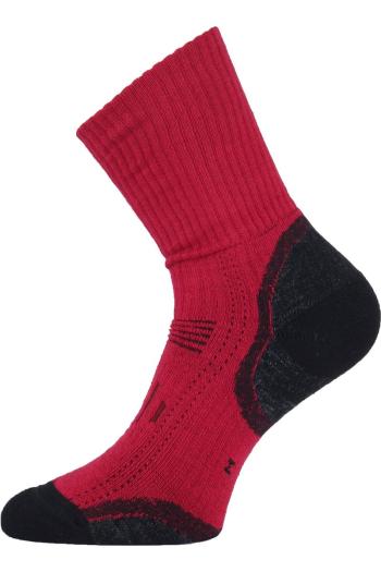 Lasting merino ponožky TKA červené Velikost: (38-41) M