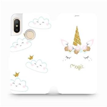 Flipové pouzdro na mobil Xiaomi Mi A2 Lite - MH01P Jednorožec magic (5903226728053)