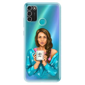 Odolné silikonové pouzdro iSaprio - Coffe Now - Brunette - Honor 9A