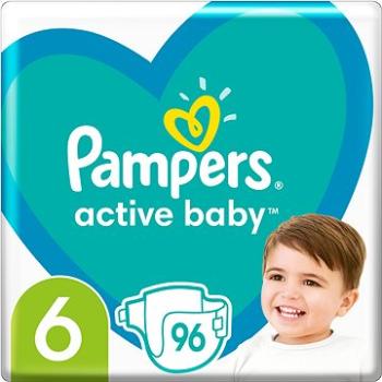 PAMPERS Active Baby vel.  6 (96 ks) - měsíční balení (8001090951892)