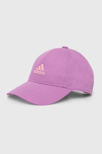 Dětská bavlněná kšiltovka adidas Performance LK CAP růžová barva, s potiskem, IT4647