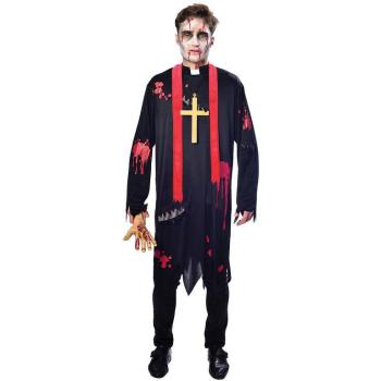 Amscan Pánský kostým - Zombie farář Velikost - dospělý: M