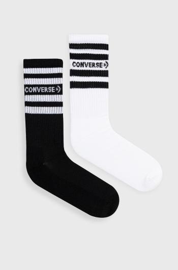 Ponožky Converse (2-pak) pánské, bílá barva
