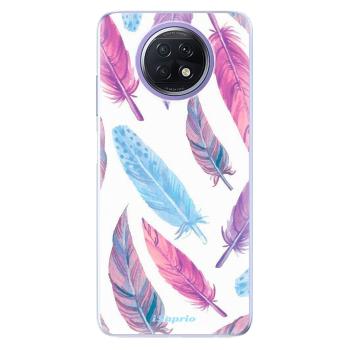 Odolné silikonové pouzdro iSaprio - Feather Pattern 10 - Xiaomi Redmi Note 9T