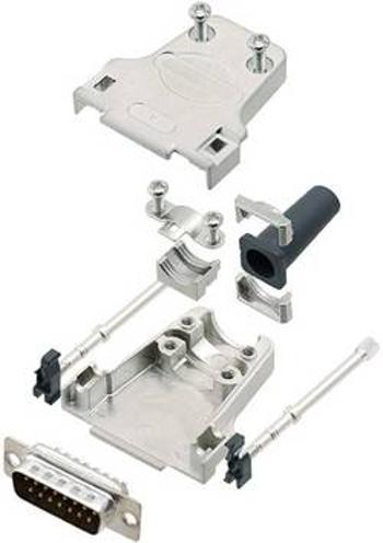 Sada D-SUB kolíkové lišty Amphenol 180 °, pólů 25, pájecí kalíšek, 1 ks
