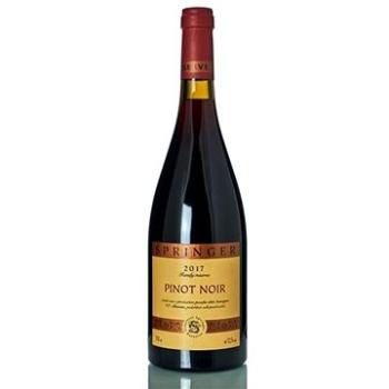 SPRINGER PAVEL Pinot Noir výběr z hroznů 2017 barrique 0,75l (7020292534185)