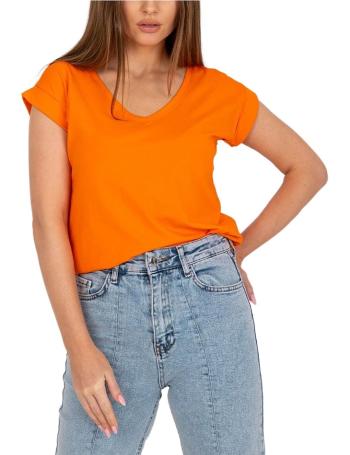 Oranžové basic tričko atlanta s krátkým rukávem vel. XL