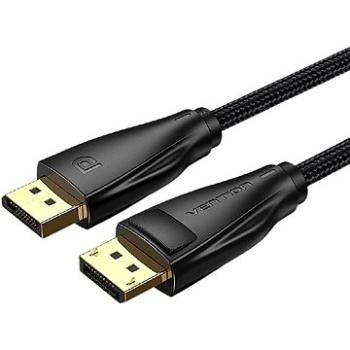 Vention Cotton Braided DP 1.4 (Display Port) 1m Black (HCCBF)