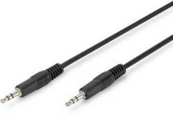 Jack audio kabel Digitus DB-510100-015-S, 1.50 m, černá