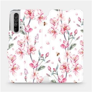 Flipové pouzdro na mobil Realme X3 SuperZoom - M124S Růžové květy (5903516342860)