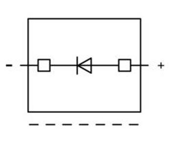 Diodový modul, WAGO 2002-800/1000-411, 5.2 mm , 100 ks