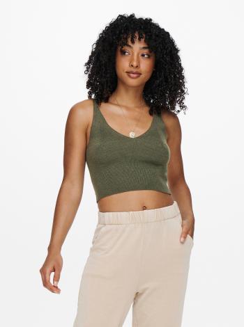 Khaki cropp top ONLY Cozy