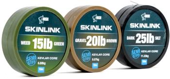 Nash návazcová šňůrka potahovaná skinlink semi stiff 10 m hravel hnědá-průměr 35 lb / nosnost 15,87 kg