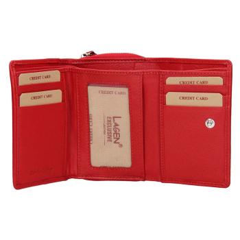 Lagen Dámská peněženka kožená BLC/4230 Červená