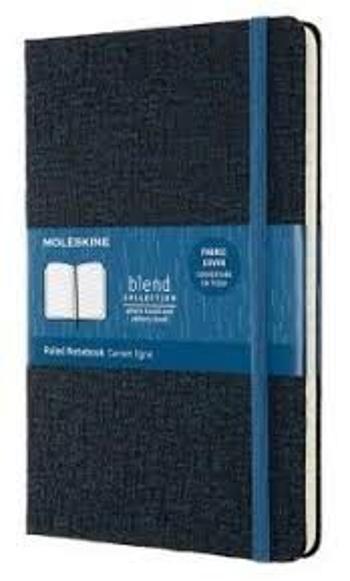 Moleskine Blend zápisník modrý tmavě L, linkovaný