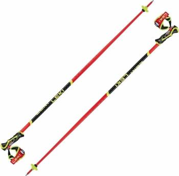 Leki WCR SL 3D Bright Red/Black/Neonyellow 135 cm Lyžařské hole