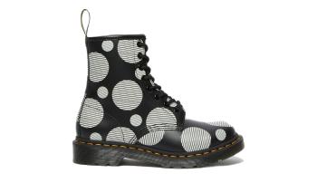 Dr. Martens 1460 Polka Dot Smooth Leather Boots černé DM26876009