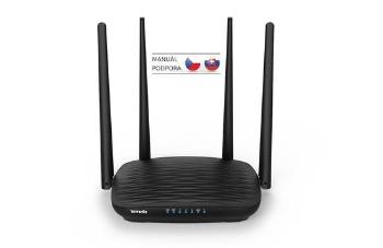 Tenda AC5 WiFi AC Router 1200Mb/s, VPN server/klient, WISP, Universal Repeater, 4x5dBi antény, AC5