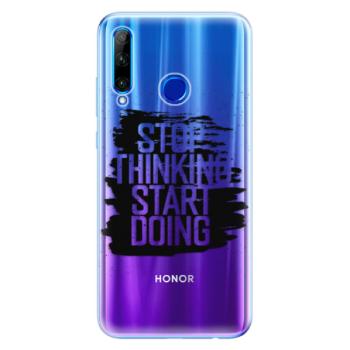 Odolné silikonové pouzdro iSaprio - Start Doing - black - Huawei Honor 20 Lite