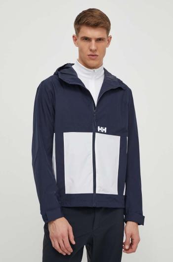 Nepromokavá bunda Helly Hansen Rig pánská, tmavomodrá barva