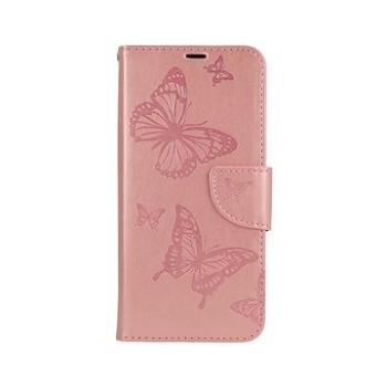 TopQ Samsung A22 knížkové Butterfly růžové světlé 63576 (Sun-63576)