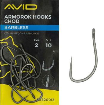 Avid carp háčky armorok hooks chod barbless - 8