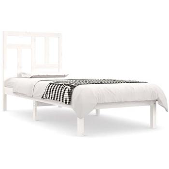 Rám postele bílý masivní borovice 90 × 190 cm Single, 3104509 (3104509)