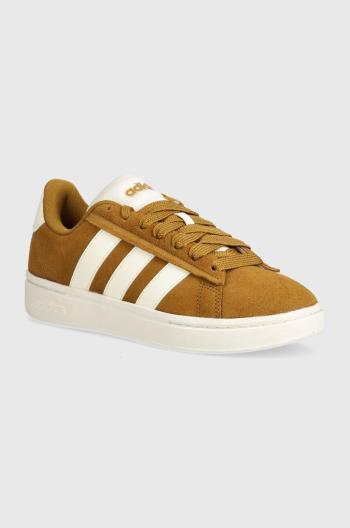 Sneakers boty adidas Grand Court Alpha hnědá barva, IH3843