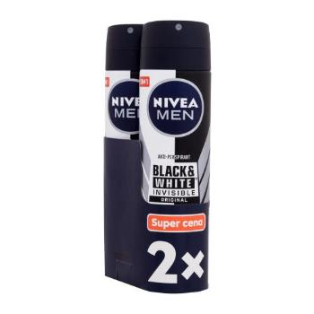 Nivea Men Invisible For Black & White Original antiperspirant anti-perspirant 2 x 150 ml pro muže deospray