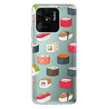 Odolné silikonové pouzdro iSaprio - Sushi Pattern - Xiaomi Redmi 10C