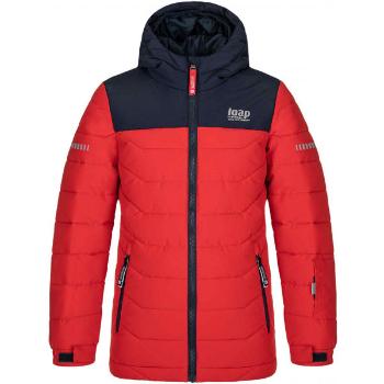 Loap FUZZY Chlapecká lyžařská bunda, červená, velikost 164