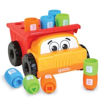 Learning Resources ® Tony The Peg Stacker Dump Truck