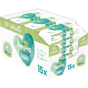 Pampers Harmonie Aqua vlhčené čisticí ubrousky pro děti 15x48 ks