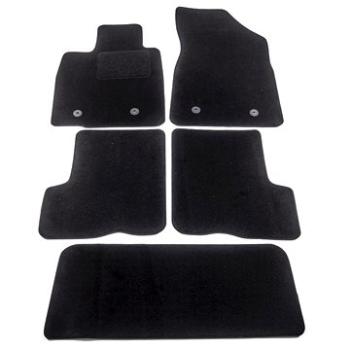 ACI textilní koberce pro DACIA Logan 08-  černé (7 sedadel, sada 6 ks) (1514X64)
