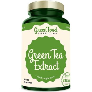 GreenFood Nutrition Green Tea Extract doplněk stravy pro detoxikaci organismu a podporu imunity 60 cps