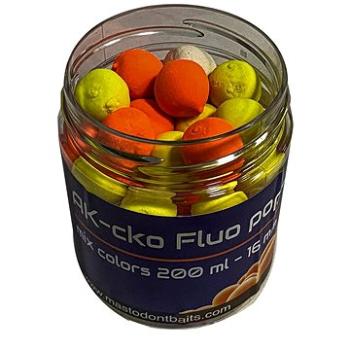 Mastodont Baits Fluo pop-up AK-cko 16mm 200ml Mix barev (8594187922382)