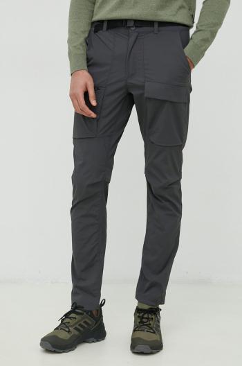 Outdoorové kalhoty Columbia Maxtrail Lite šedá barva