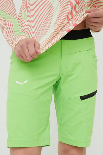 Outdoorové šortky Salewa Agner Light zelená barva