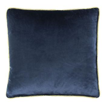Tmavě modrý sametový čtvercový polštářek Dark Blue  - 45*45*10cm DCFGKSNV