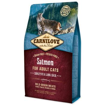 CARNILOVE Salmon Adult Cats Sensitive and Long Hair 2 kg