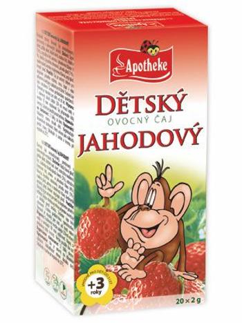 Apotheke Dětský ovocný čaj jahodový nálevové sáčky 20x 2 g