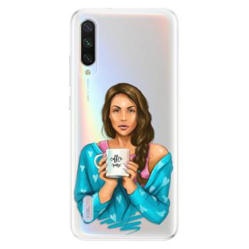 Odolné silikonové pouzdro iSaprio - Coffe Now - Brunette - Xiaomi Mi A3