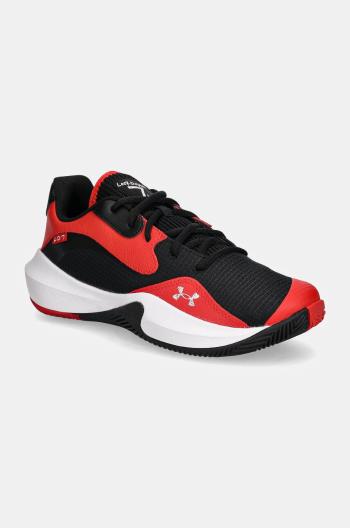 Basketbalové boty Under Armour Lockdown 7 Low červená barva, 3027646