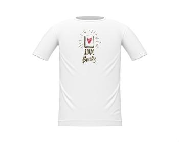 Dětské tričko Love books
