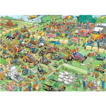 Puzzle Jan van Haasteren: Závod sekaček na trávu 1000 dílků (8710126190210)