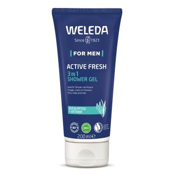 Weleda Pánský sprchový gel Active Fresh (3 in 1 Shower Gel) 200 ml